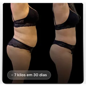 Resultado antes e depois: -7 kg em 30 dias